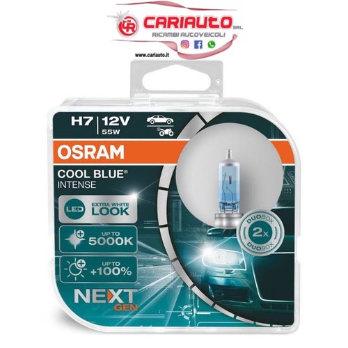 Coppia 5000k lampade osram - lampade,