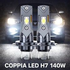 COPPIA LAMPADINE H7 LED 140W